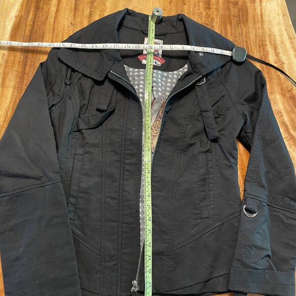 Womens 3 Three Stones Coat Jacket Black Size Small Easy Love Brand New - Picture 7 of 14